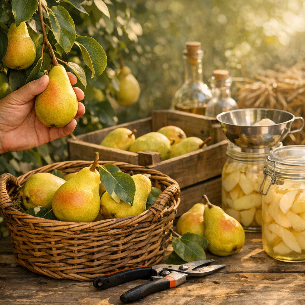 Saison, récolte et conservation : quand cueillir une poire Williams sans la rater