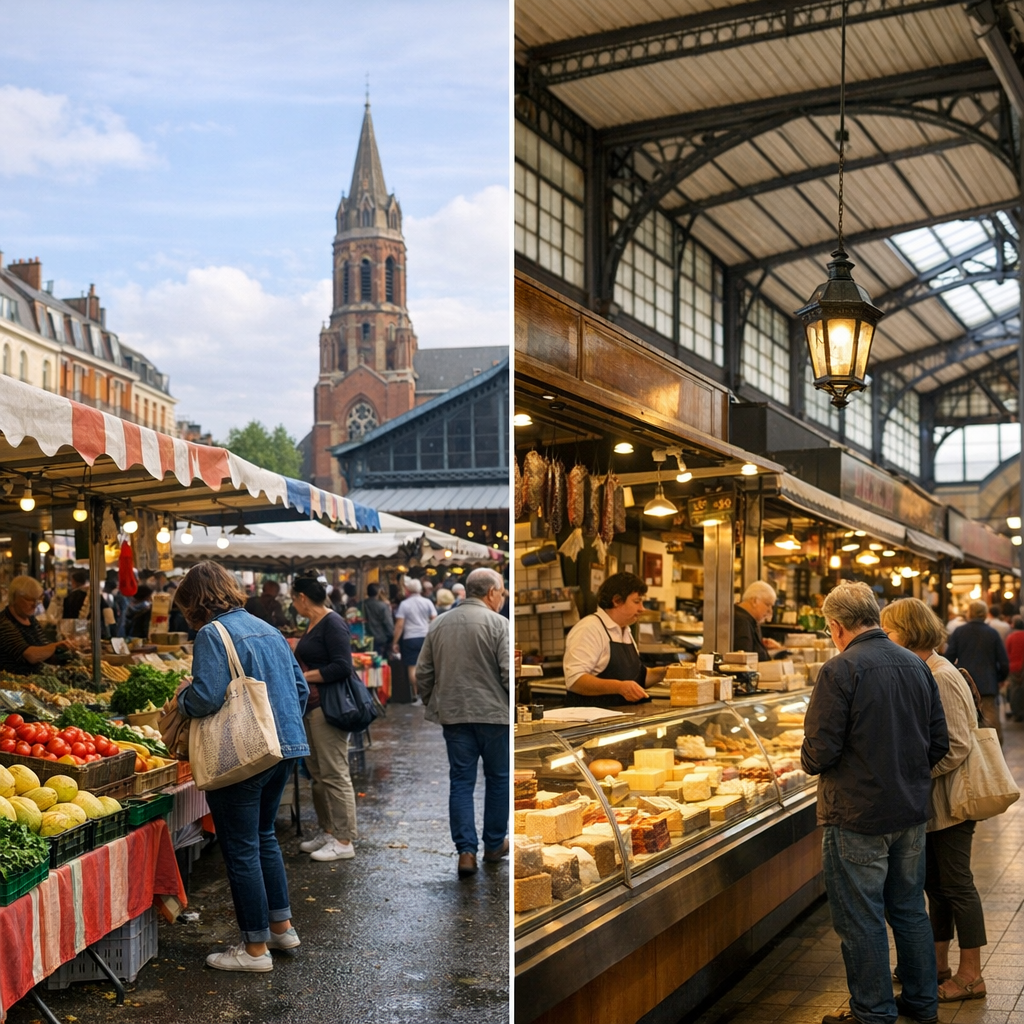 Marché de Wazemmes et Halles couvertes : quelle différence pour votre visite ?