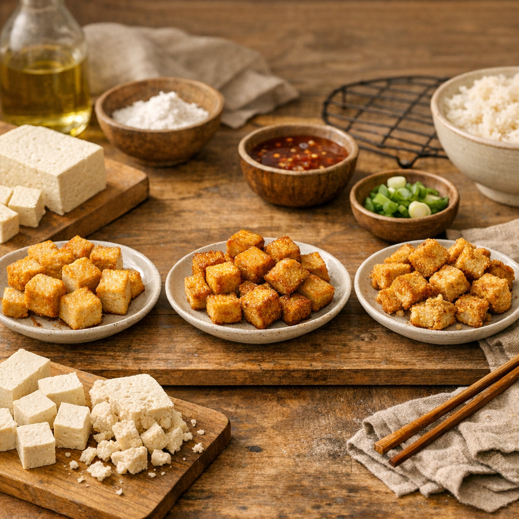 Quel tofu choisir pour qu’il croustille vraiment ? Mon test ferme, extra-ferme et surgelé-décongelé