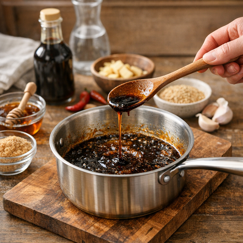 Comment transformer une sauce soja salée en sauce soja sucrée sans la rater