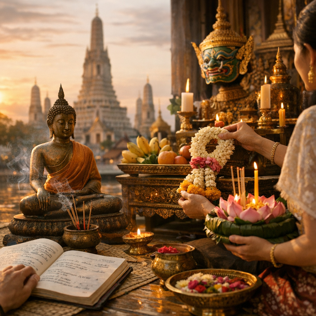 Langue, religion, symboles et fêtes : le cœur vivant de la culture thaïlandaise