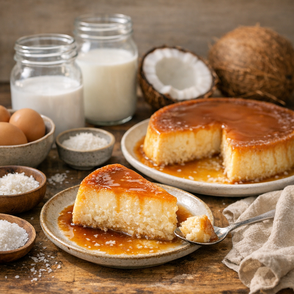 La vraie clé du flan coco réussi : comprendre la texture selon les ratios lait de coco, lait et oeufs