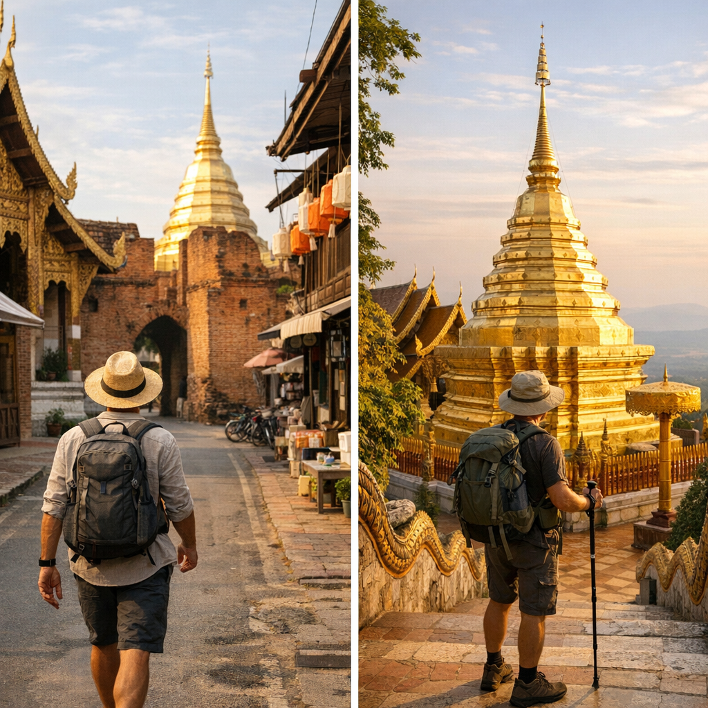 Deux itinéraires malins pour voir les temples sans saturation : vieille ville à pied ou montagne sacrée