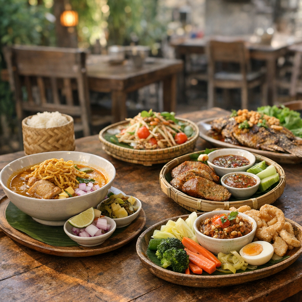 Les spécialités à goûter avant de réserver un Chiang Mai restaurant