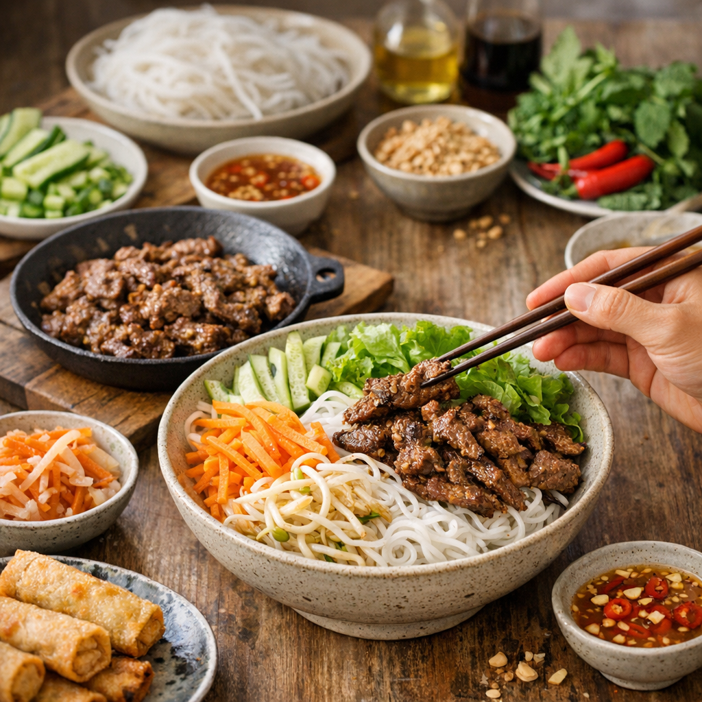Recette de bo bun thaï maison : la méthode pas à pas