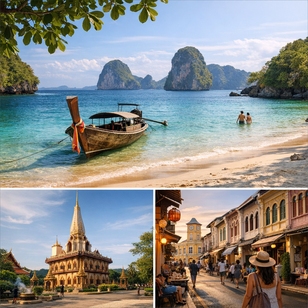 Que faire à Phuket : les lieux essentiels entre plages, temples et vieille ville