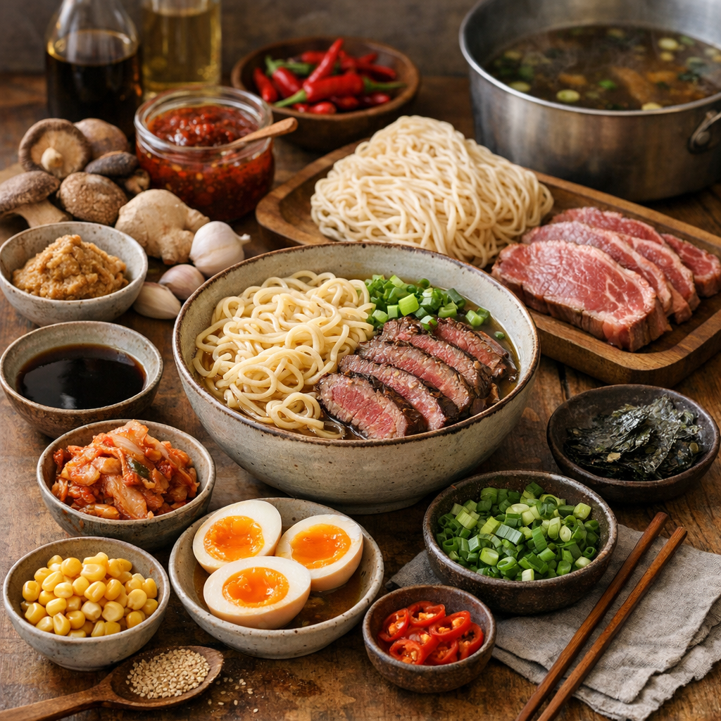 Quels ingrédients choisir pour un ramen boeuf vraiment savoureux