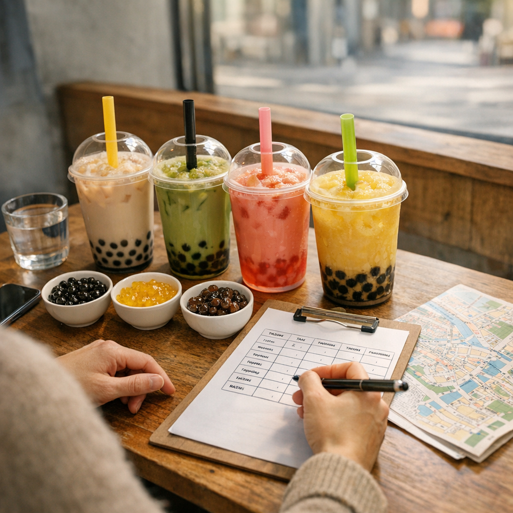 Mon barème de dégustation local : comment comparer objectivement un bubble tea à Lyon