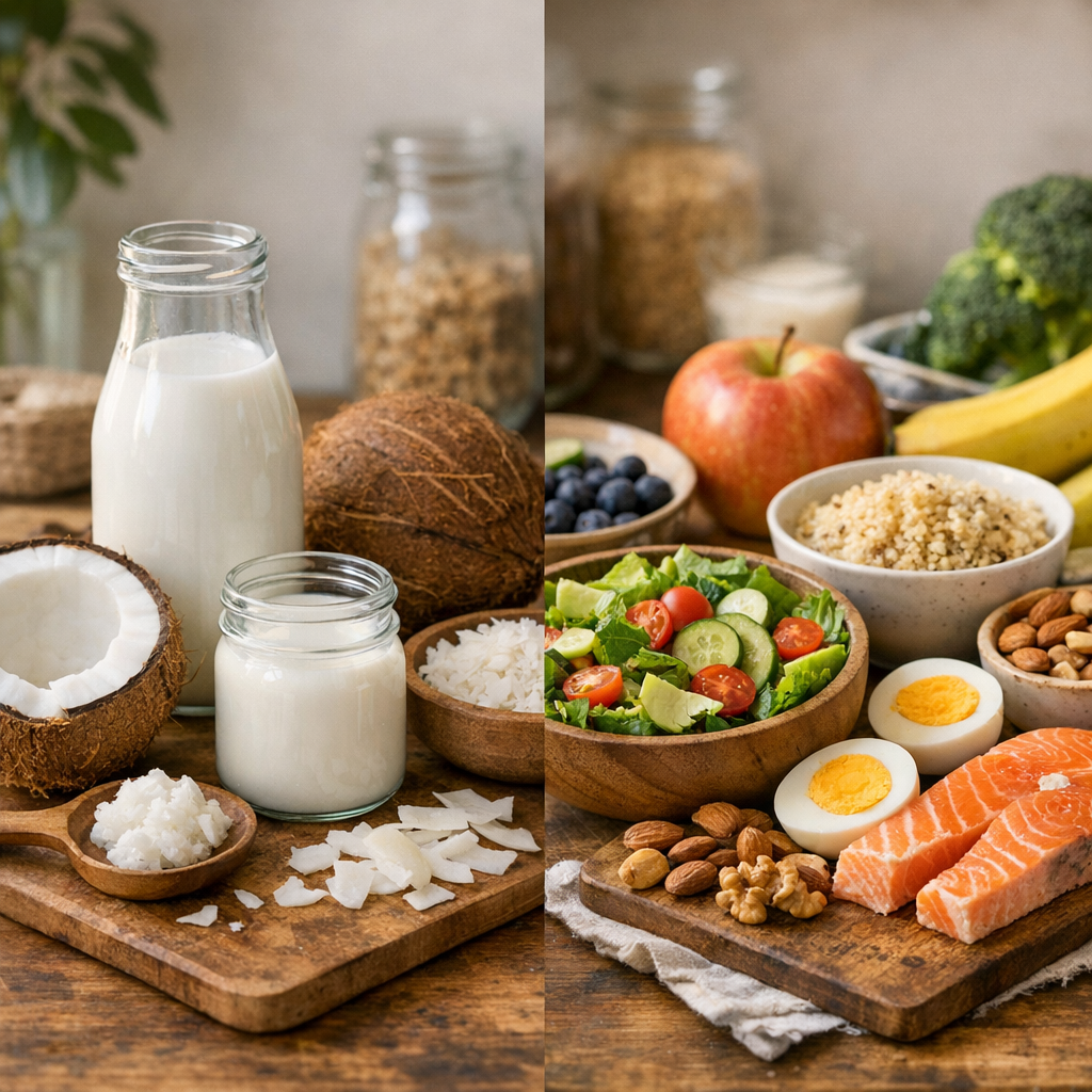 Composition nutritionnelle : ce que le lait de coco apporte, et ce qu'il n'apporte pas