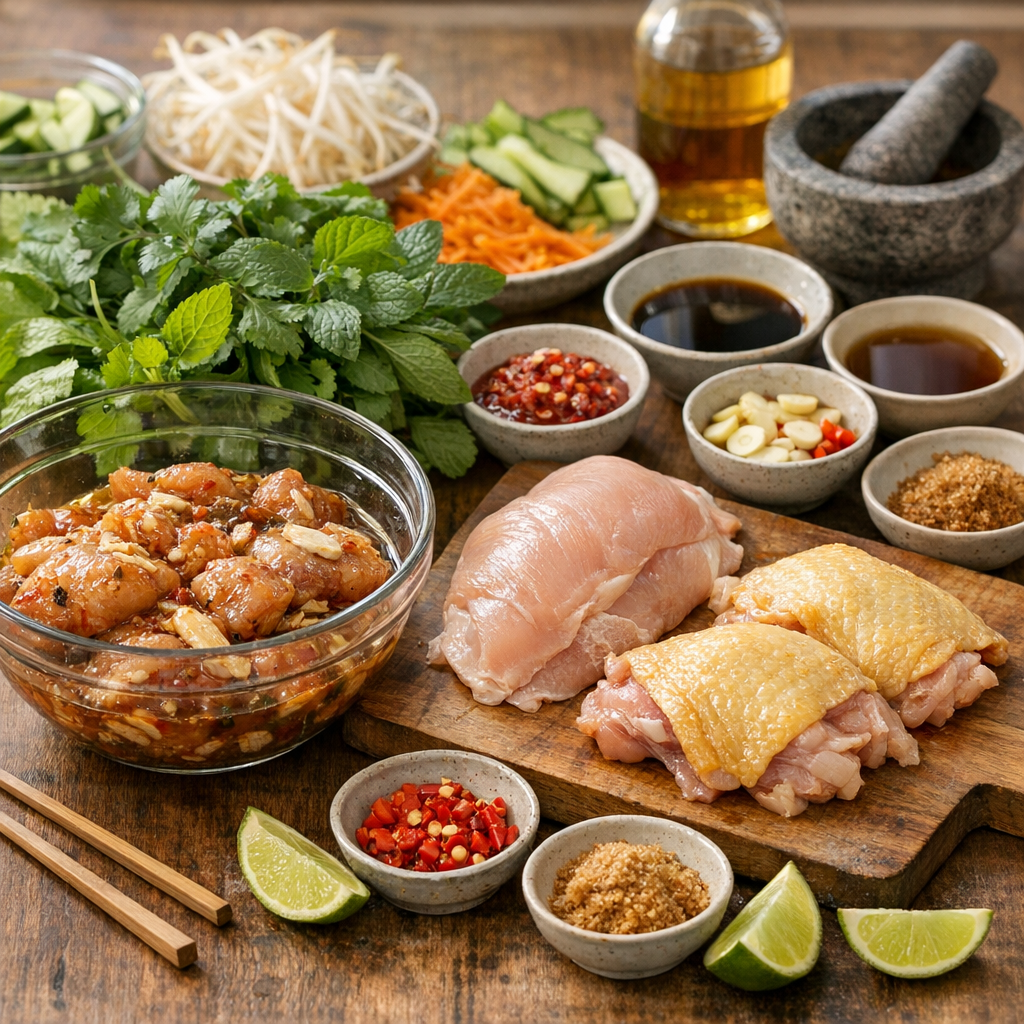 Les ingrédients qui changent tout : marinade, herbes et choix du morceau de poulet