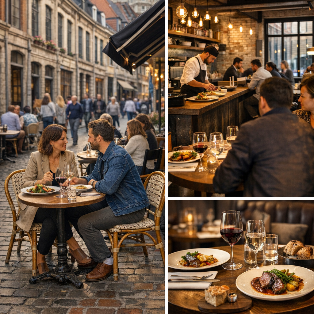 Les quartiers et styles de restaurants bistronomiques à Lille à connaître