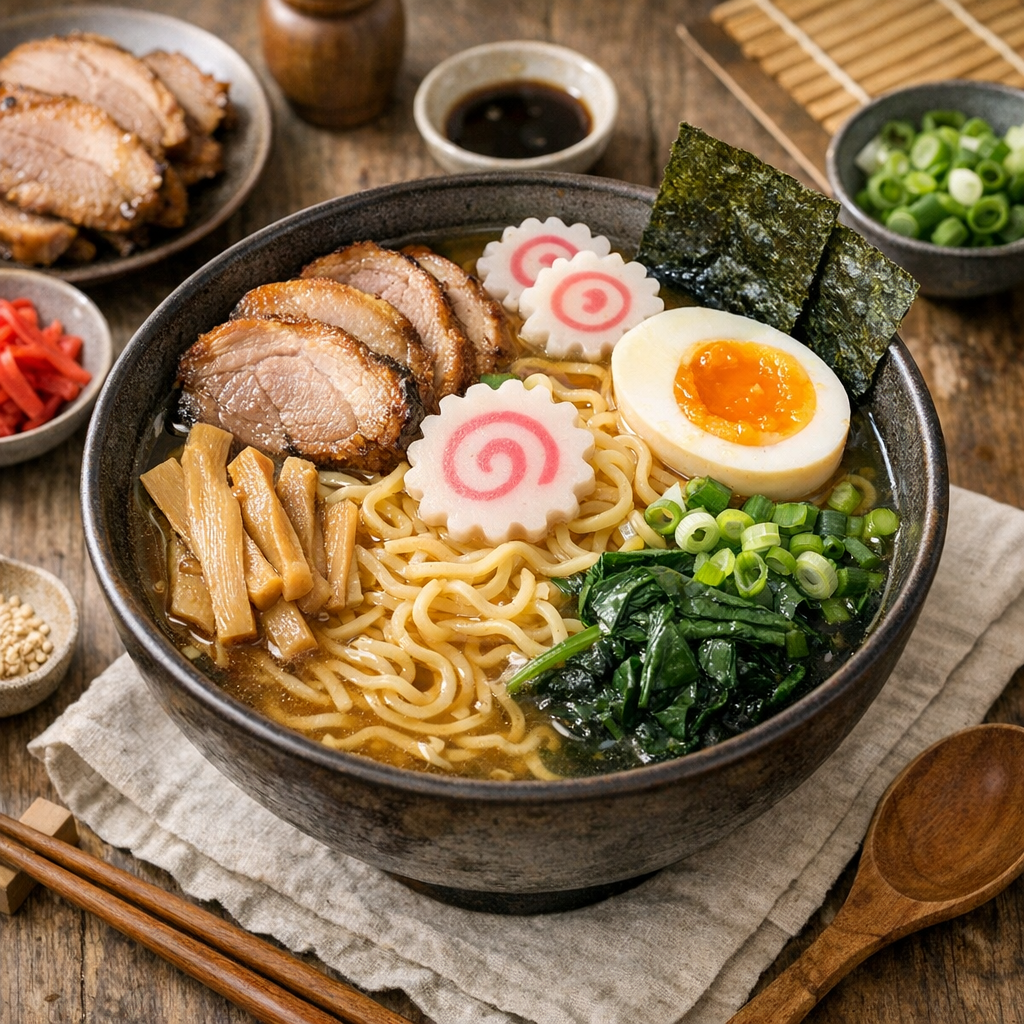Quelle est la composition d’un vrai ramen naruto maison?