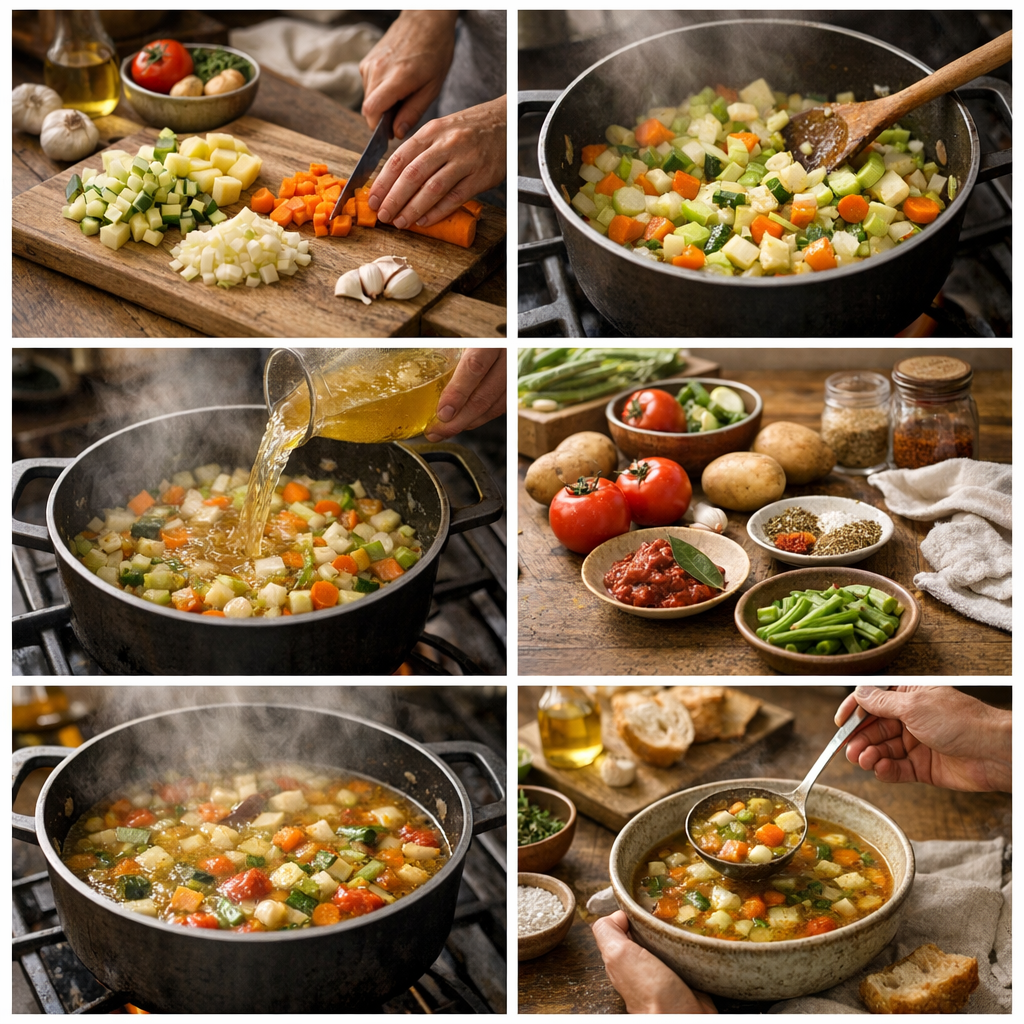 Comment faire une soupe de légumes réussie, étape par étape