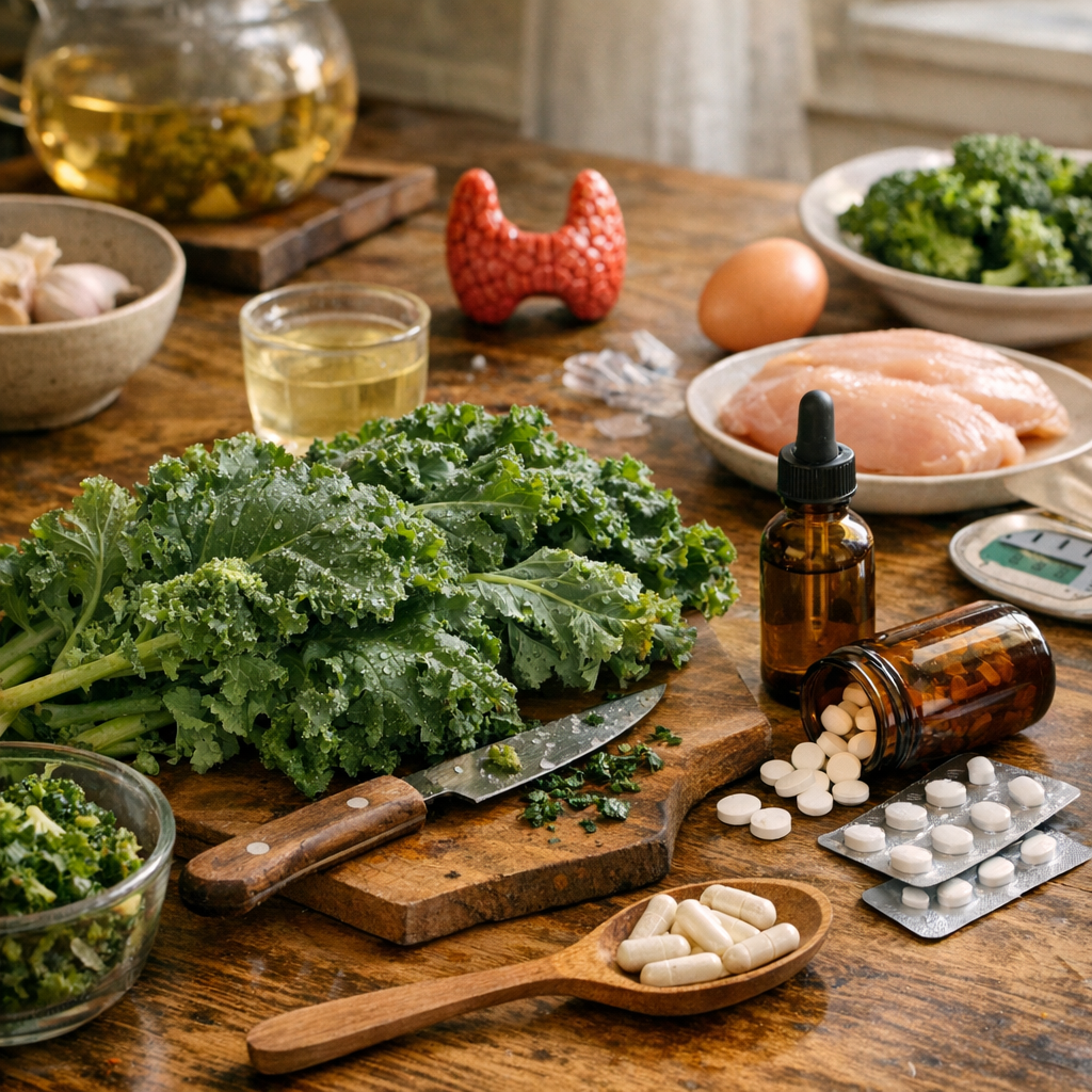 Les vrais risques du kale : digestion, thyroïde, anticoagulants et sécurité alimentaire