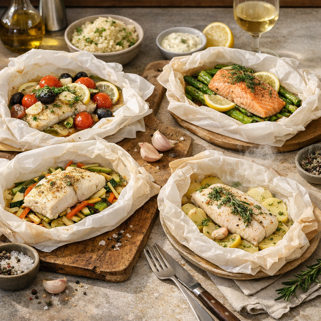 Quel poisson en papillote choisir selon le résultat voulu