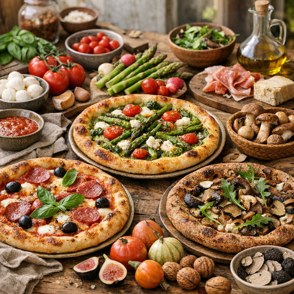 Les meilleures idées de garniture pizza maison selon la base, la saison et le terroir