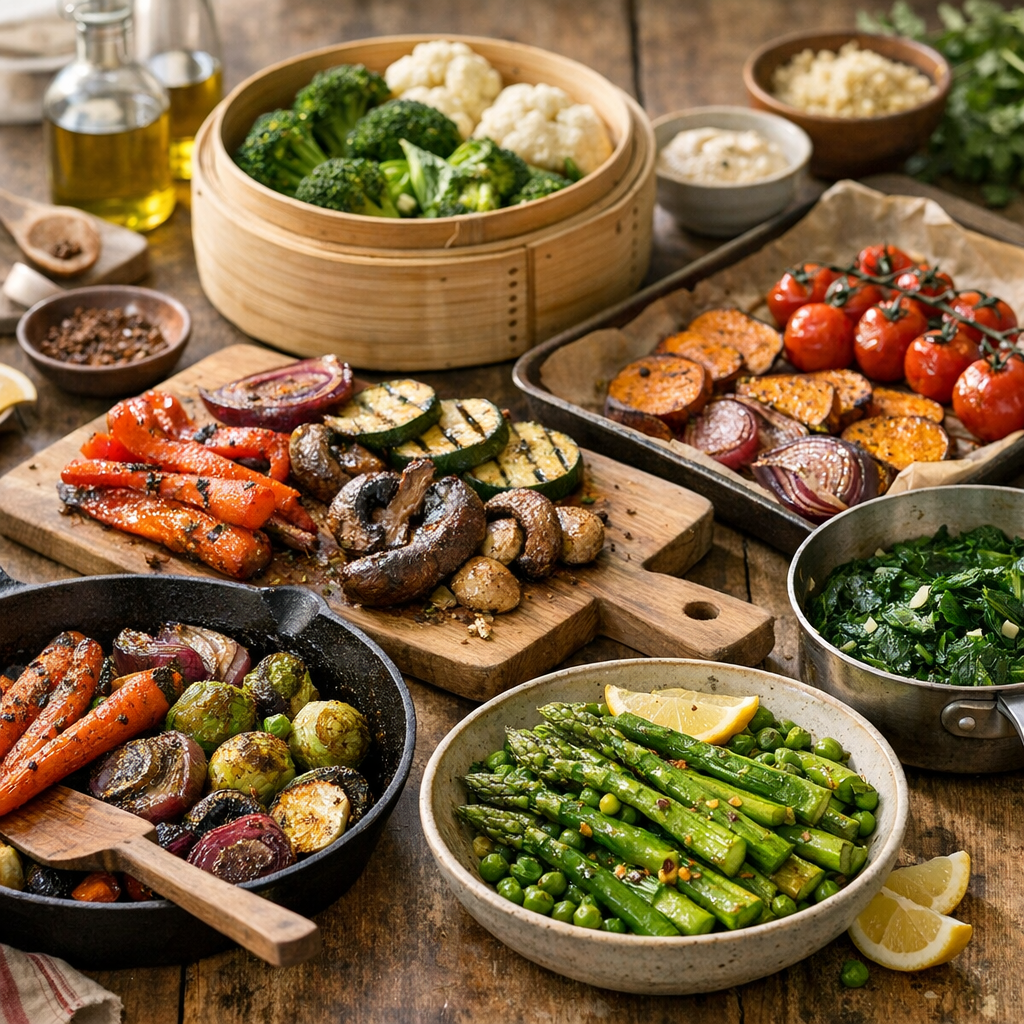 Les meilleures cuissons pour rendre les légumes vraiment bons