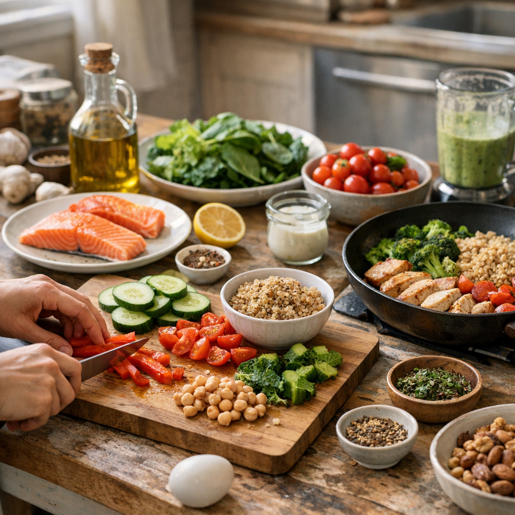 Les 5 bases d’une recette saine et savoureuse au quotidien