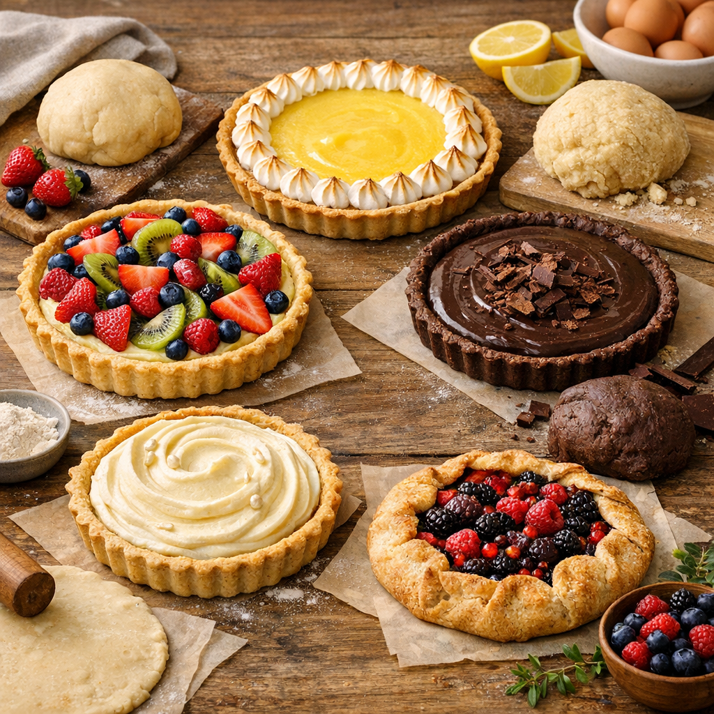 Quelle pâte choisir selon la garniture : fruits, citron, chocolat, crème ou tarte rustique