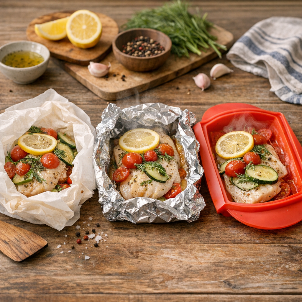 Quel papier utiliser pour faire des papillotes ? Papier cuisson, aluminium ou silicone