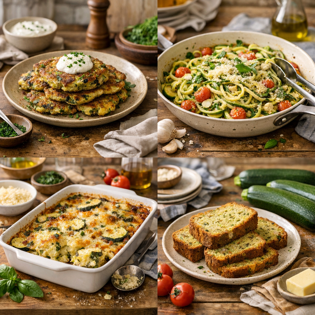 Les 4 meilleures façons de cuisiner un surplus de courgettes sans se lasser
