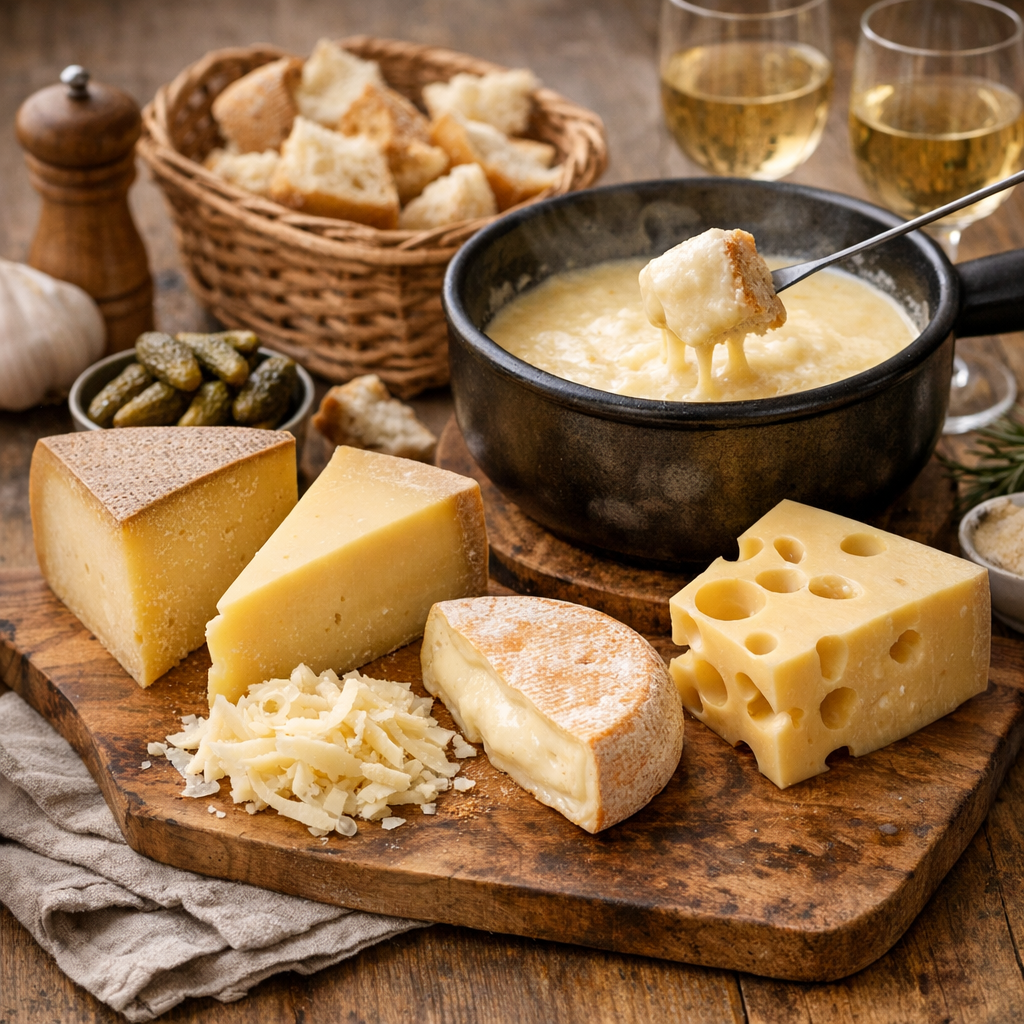 Quels fromages choisir pour une fondue savoyarde 4 fromages ?