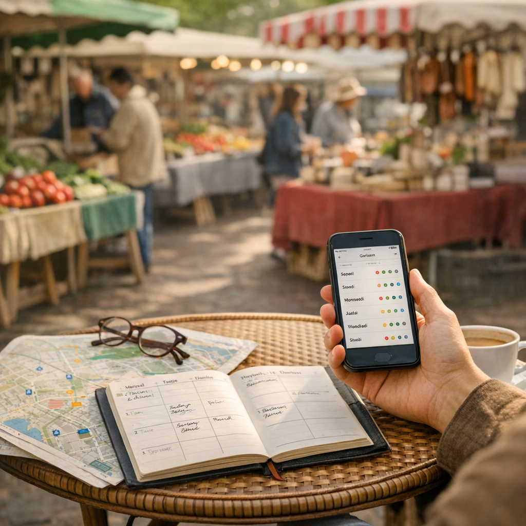 Comment savoir quel marché est ouvert aujourd’hui, demain ou le bon jour de la semaine