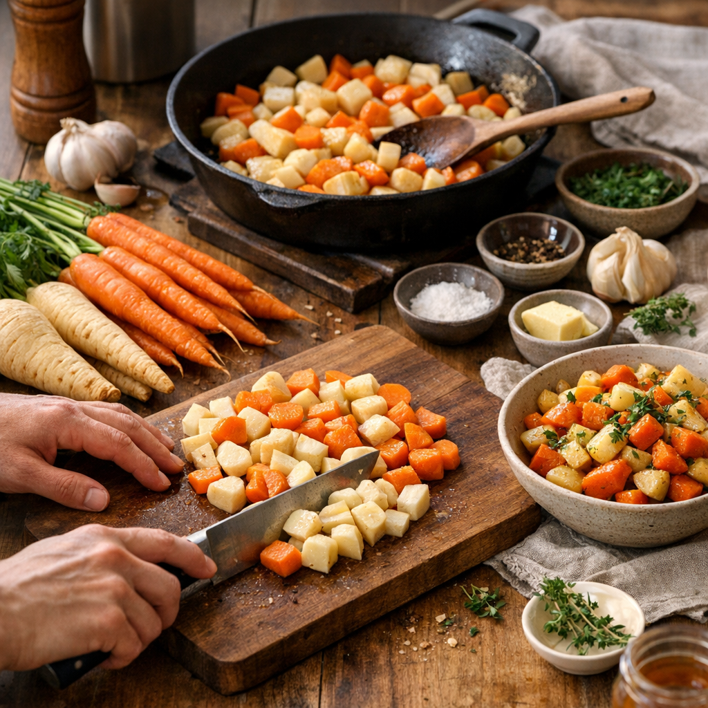 Comment cuisiner le panais avec la carotte sans se tromper