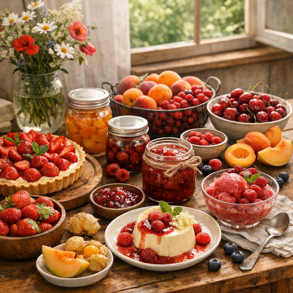 Que cuisiner avec les fruits de saison de juin ? Idées simples, desserts et conserves maison