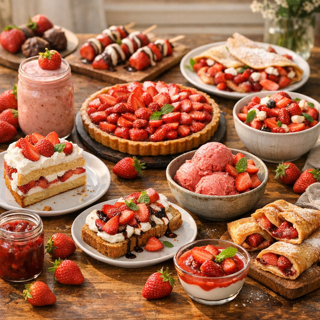 10 idées faciles et vraiment gourmandes quand on se demande que faire avec des fraises
