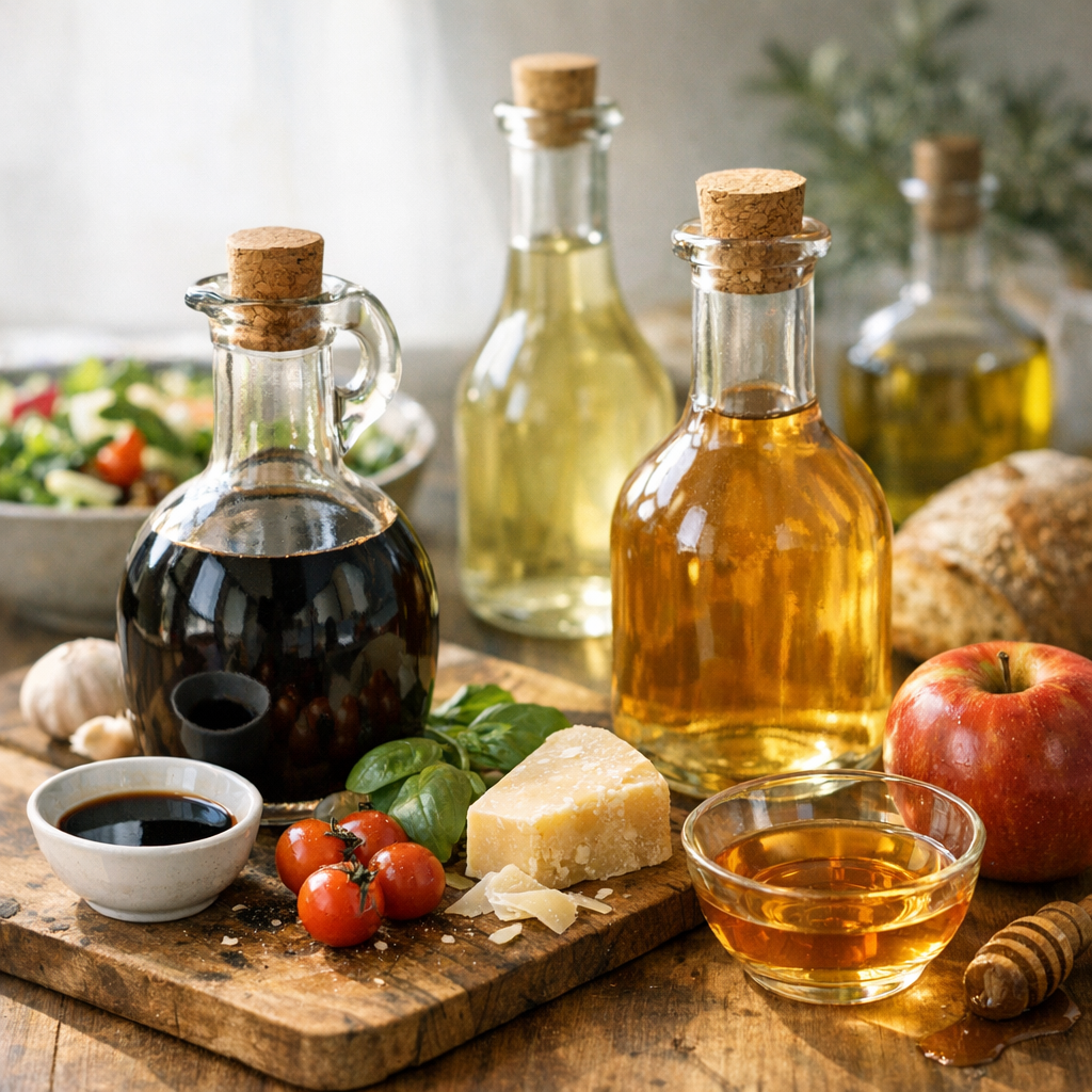 Balsamique, cidre ou vin : quel vinaigre est le plus intéressant pour la santé selon l’usage ?