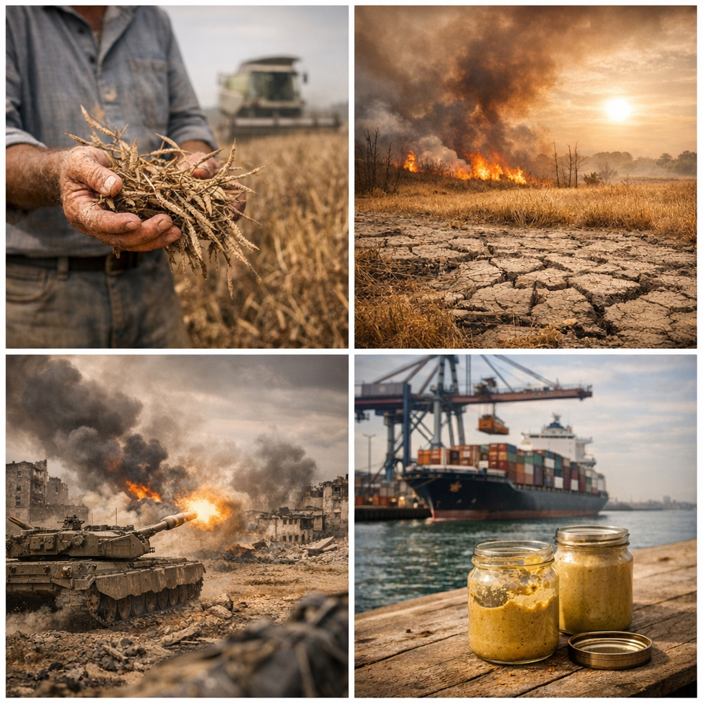 Les vraies causes de la pénurie : récoltes, climat, guerre et dépendance aux importations