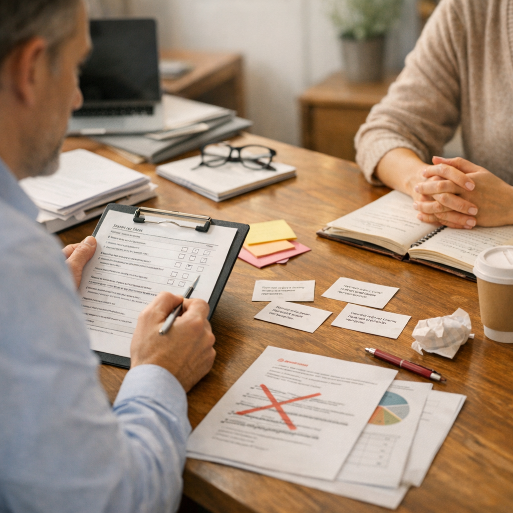 La trame efficace : critères d’évaluation, questions à poser et erreurs à éviter