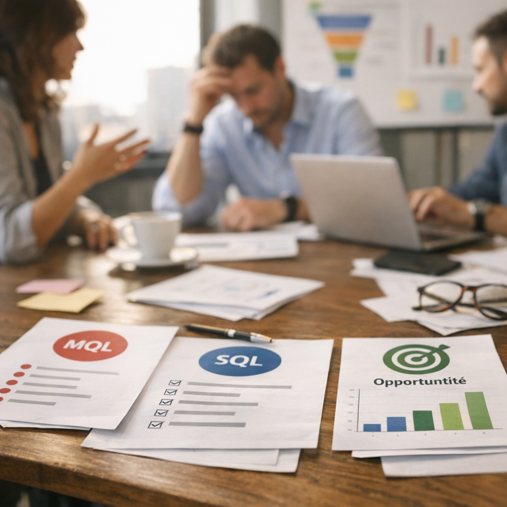 Pourquoi tant de stratégies d’acquisition B2B échouent : les erreurs de qualification entre MQL, SQL et opportunité