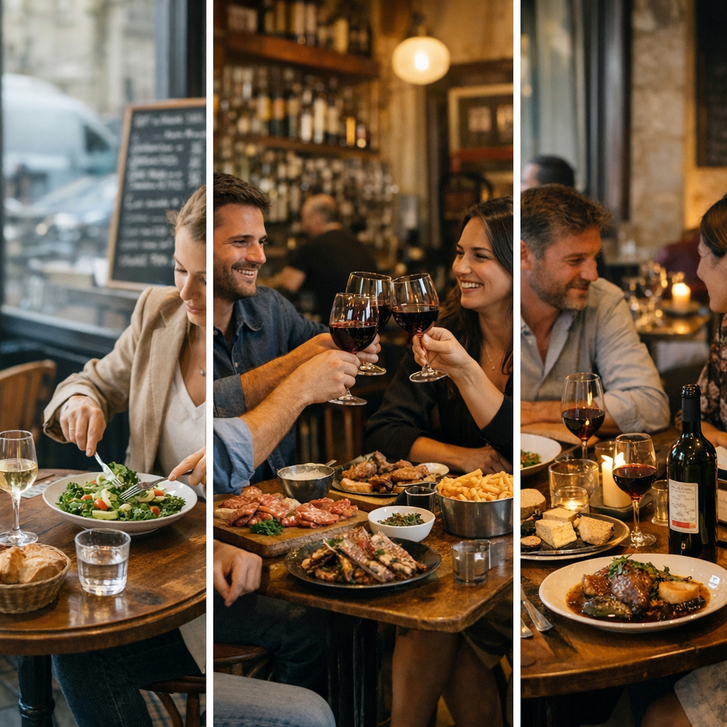 Où manger dans un bistrot à Bordeaux selon le moment : déjeuner vif, dîner de copains ou table qui dure