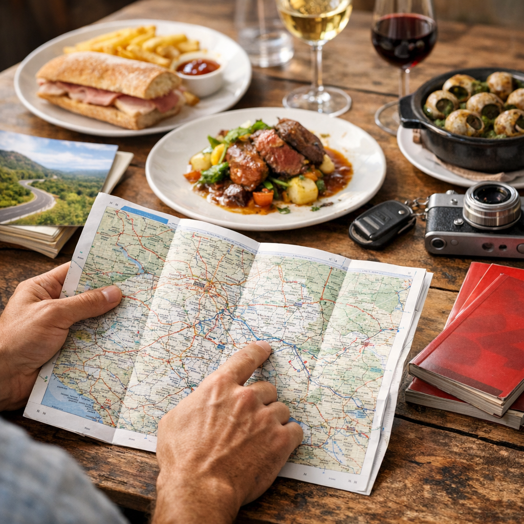 Comment lire une carte Michelin selon son objectif : déjeuner juste, se faire plaisir ou construire un détour