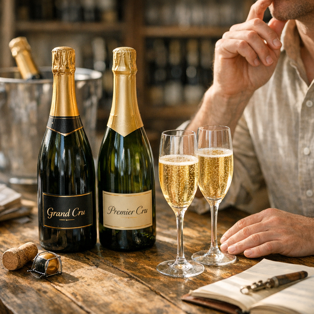 Grand Cru ou Premier Cru : la vraie différence quand je dois choisir une bouteille