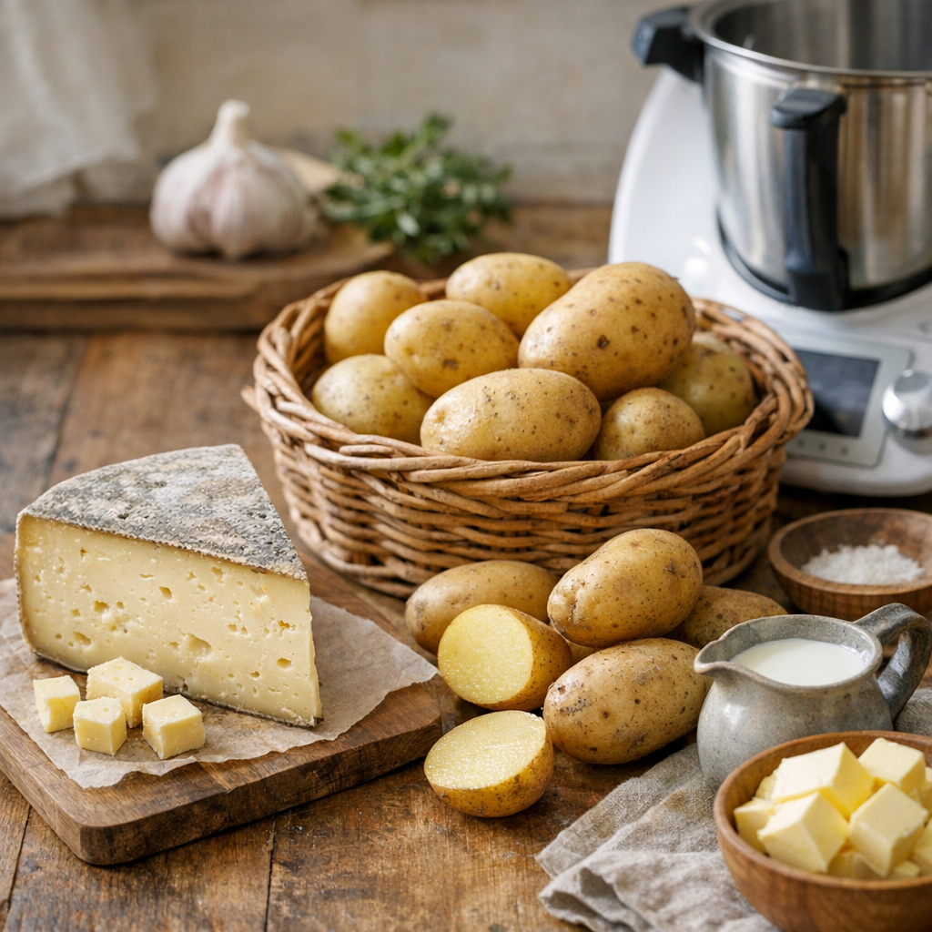 Les bons ingrédients : quelle tomme, quelles pommes de terre, et pourquoi tout se joue avant le mixage