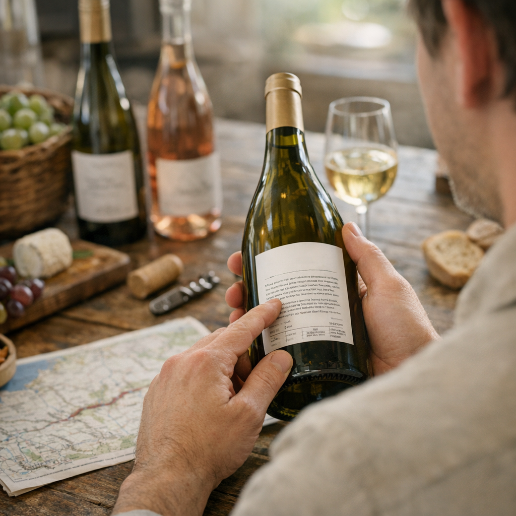 Lire une bouteille de vin de la Loire : ce que l’étiquette dit vraiment
