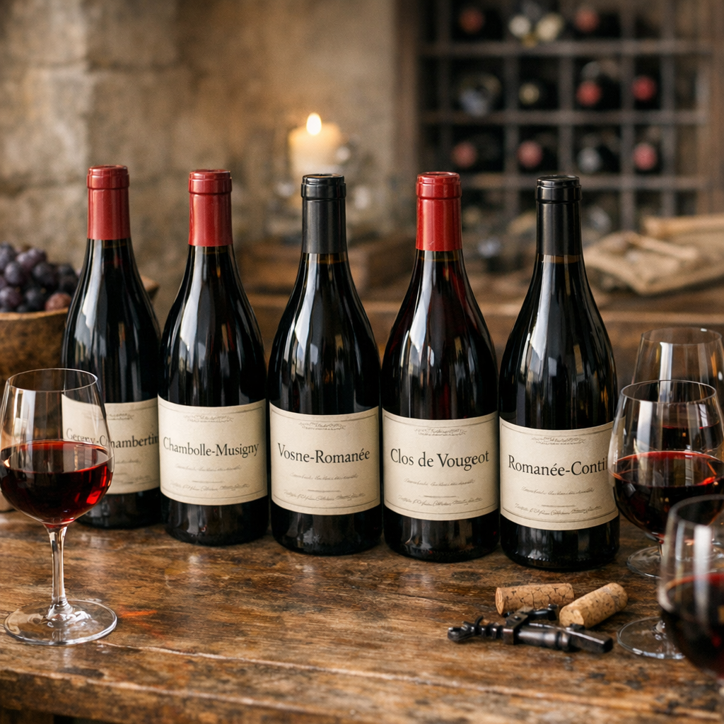 Les appellations rouges qui reviennent toujours quand on parle des grands Bourgognes