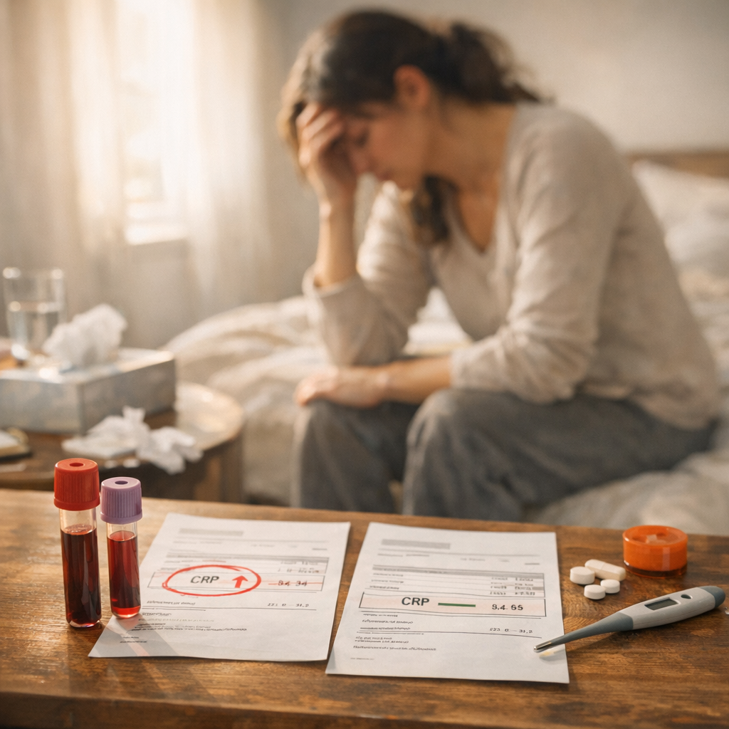 CRP élevée, CRP normale : pourquoi l’inflammation ne se résume pas à un seul résultat