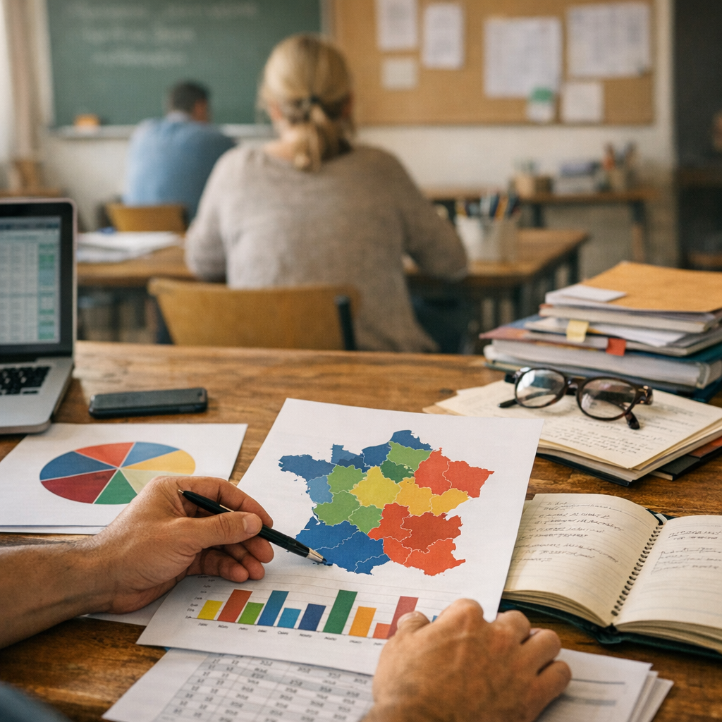 La répartition académique des postes peut-elle rendre une stratégie d'inscription plus réaliste ?