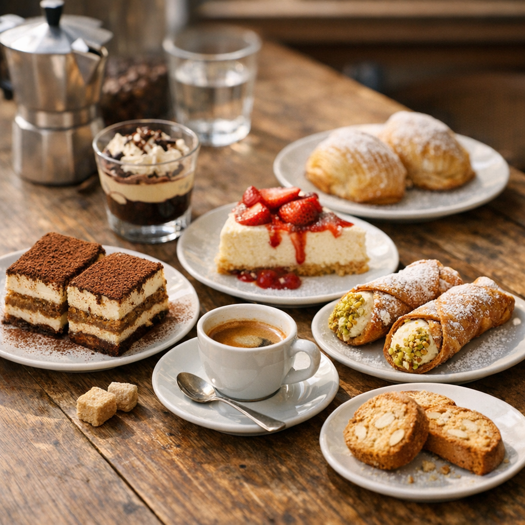 Les desserts italiens qui s’accordent le mieux avec le café