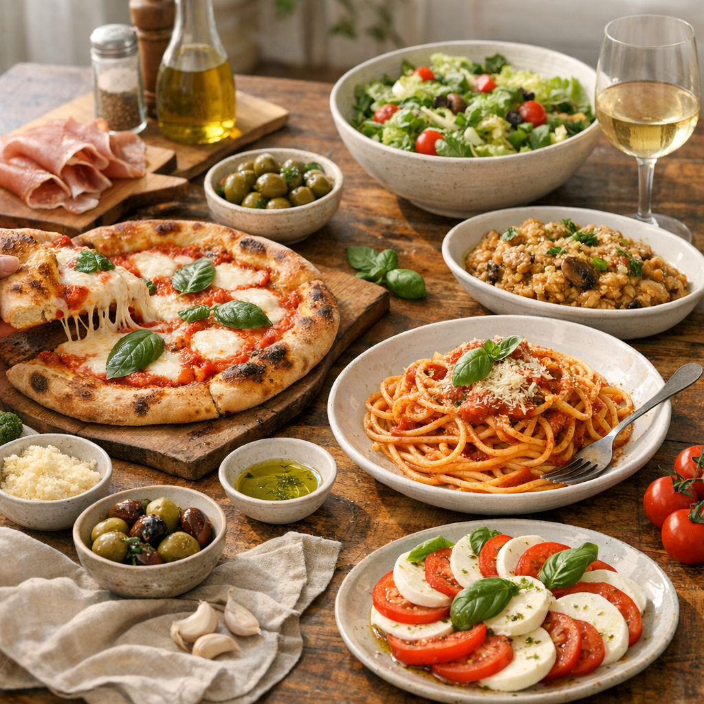 Les plats italiens les plus faciles à vivre quand on veut cuisiner sereinement