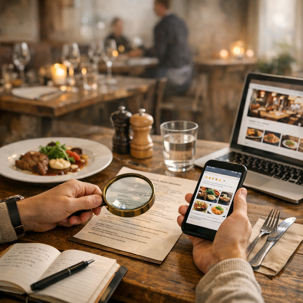 Vérifier la fiabilité du restaurant avec des indices concrets