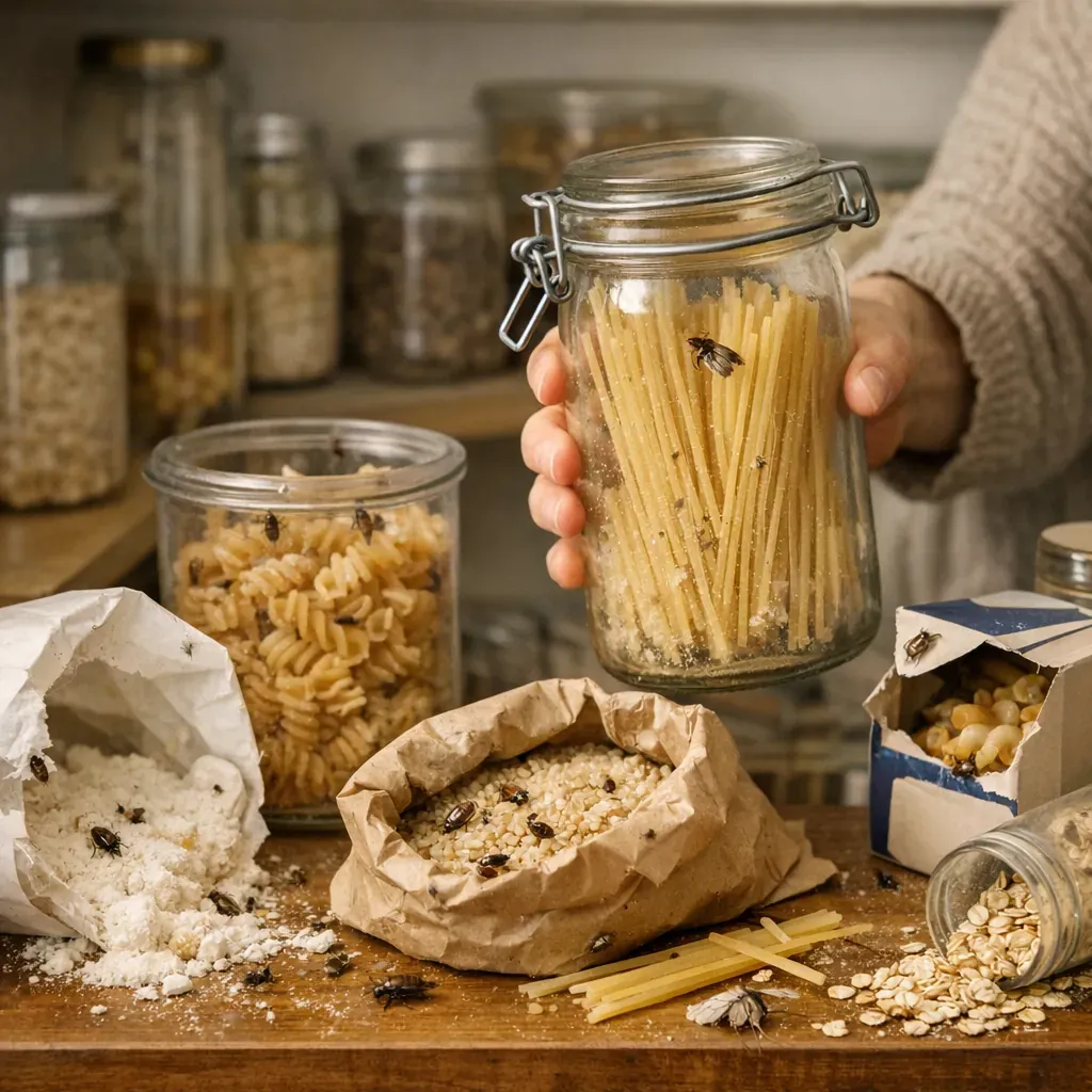 Placards, farines, pâtes : le bon diagnostic quand l’insecte vient du garde-manger