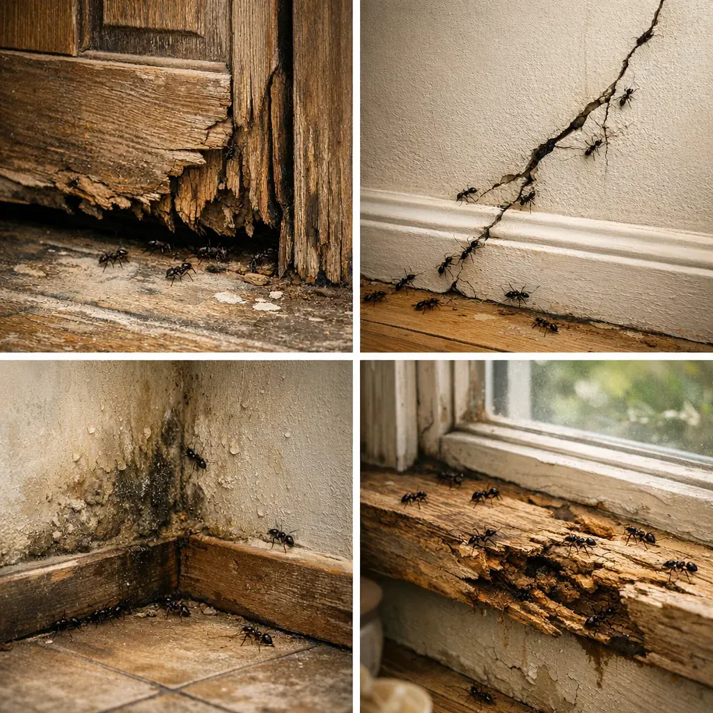 Quand le problème vient du bâti : porte, fissure, humidité ou bois dégradé