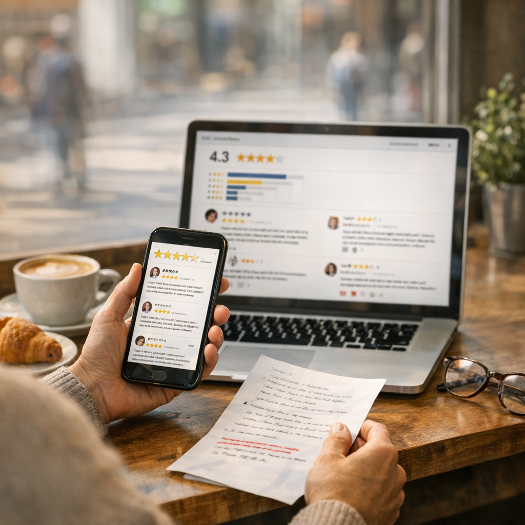 Comment lire des avis sans se faire piéger par la note globale