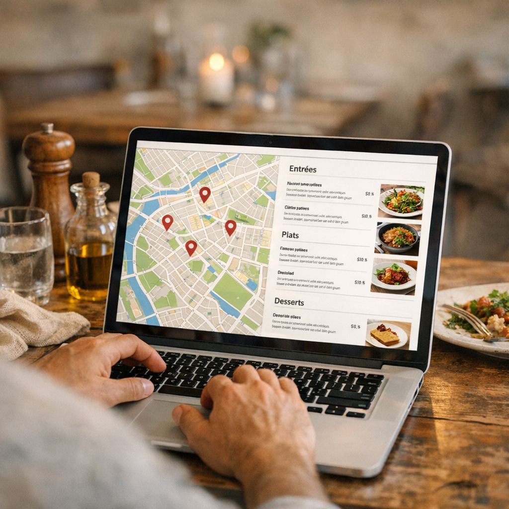 La carte : la zone la plus consultée, donc la plus exigeante