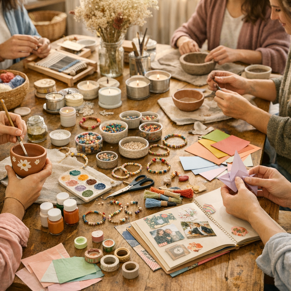 11 idées d’activités manuelles à faire entre amis